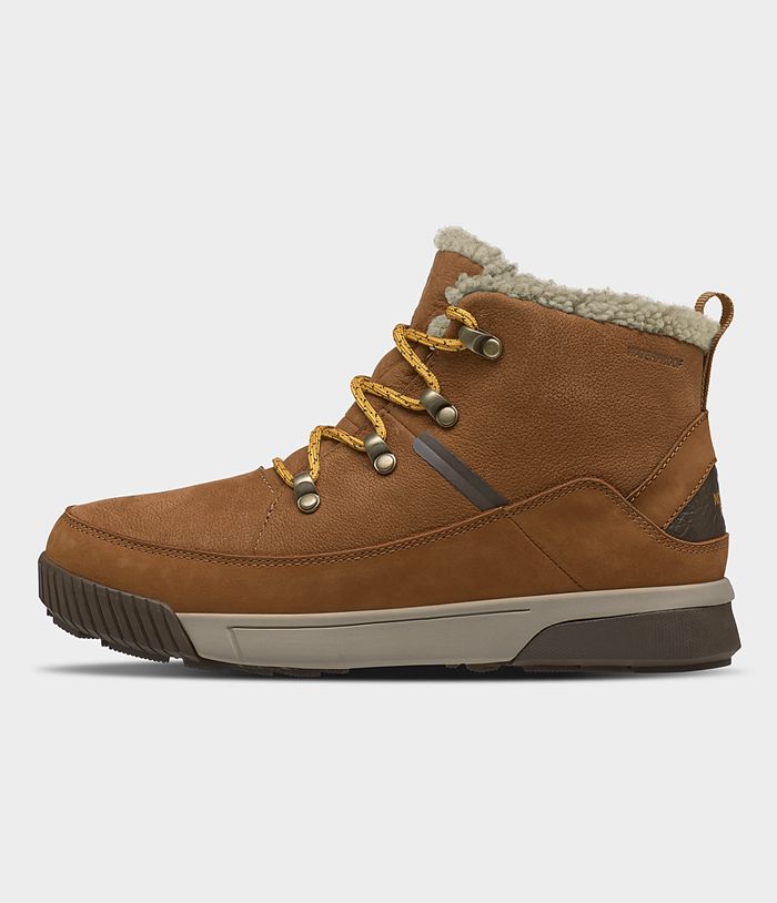 The North Face Boots Sierra Mid Lace WP Brown - Womens - Thailand WZQTJ-7349